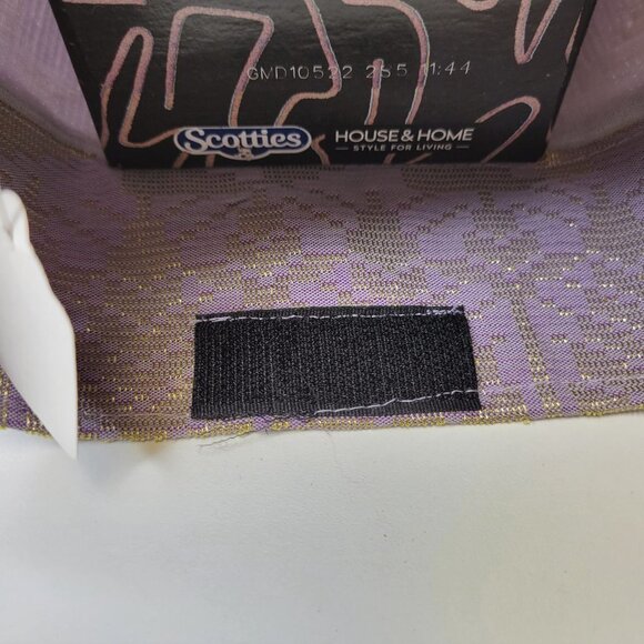 Handwoven Gold Threaded Lilac Songket Tissue Box Cover - Picture 8 of 8